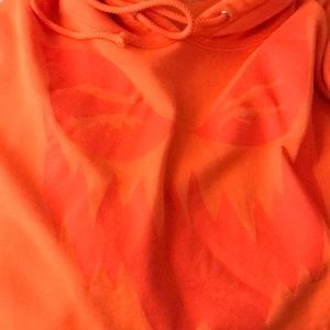 BadWood Halloween Half Hoodie Size L